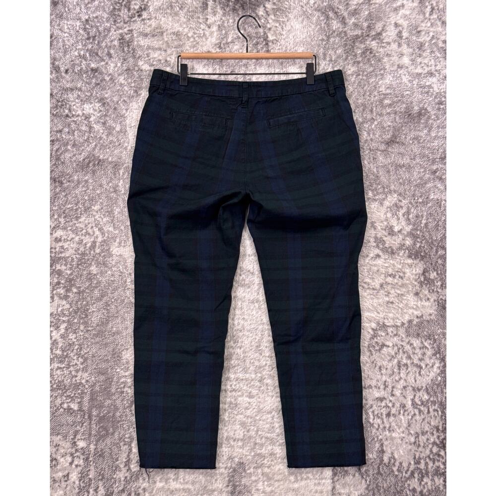 Frank & Eileen Wicklow Italian Chino Pants 12 Womens Tartan Plaid - Picture 2 of 7